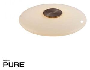 Paul Neuhaus Stolní LED lampa PURE Vitrum, ø 32 cm, 2700K stmívatelná, dotykový stmívač Barva: Hnědá