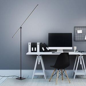 Paul Neuhaus Stojací LED lampa PURE GRAFO, 16W, v. 219 cm, 3000K stmívatelná
