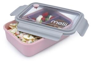 Dětský svačinový box, 1,25l, Melii, růžový