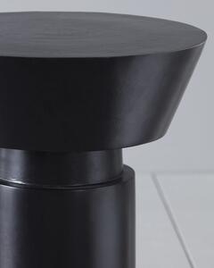 Odkladací stolek denan Ø 40 cm černý