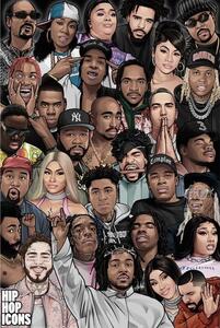 Plakát, Obraz - Hip Hop - Icons