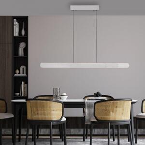 Paul Neuhaus Závěsné LED svítidlo ADRIANA, 56W, v. 180 cm, CCT 2700-5000K, elektricky nastavitelná výška Barva: Hliník