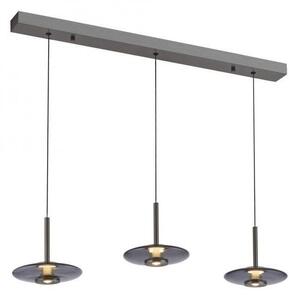 Paul Neuhaus Závěsné LED svítidlo PURE VITRUM, 34W, ø 22 cm, 2700K Barva: Hnědá-opalová