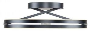 Paul Neuhaus Stropní LED svítidlo PURE Loop, pr.60cm, 7W+30W 2700-5000K, šedá mystic