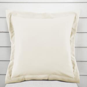 Biante Dekorační povlak na polštář s lemem Rongo RG-011 Smetanový 30 x 50 cm