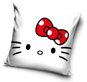 Carbotex Povlak na polštářek 40x40 cm - Hello Kitty Red Bow