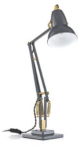 Stolní lampa Anglepoise, Original 1227 Brass, Šedá, Pracovna, Kov, Industriální design