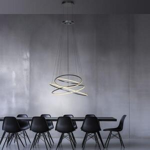 Paul Neuhaus Závěsné LED svítidlo PURE E-Flying Rings, 62W, ø 110 cm, CCT 2700-5000K