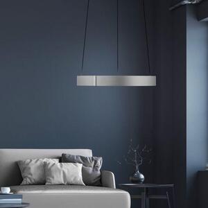 Paul Neuhaus Závěsné LED svítidlo PURE E-Popup, 51W, ø 50 cm, 2700-5000K Barva: Hliník