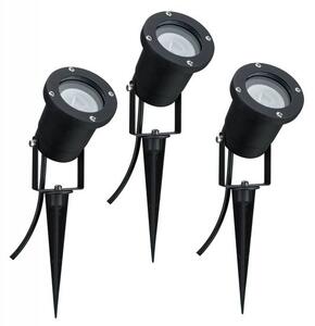 P 98897 Outdoor LED svítidlo - zápich do země IP44 3x3,5W GU10 černá - PAULMANN