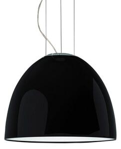 Závěsná svítidlo Artemide, Nur Mini Gloss, stmívatelné, Černá, Obývací pokoj, Kov, Design