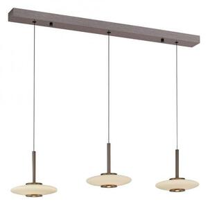 Paul Neuhaus Závěsné LED svítidlo PURE VITRUM, 34W, ø 22 cm, 2700K Barva: Hnědá-opalová