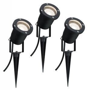P 98897 Outdoor LED svítidlo - zápich do země IP44 3x3,5W GU10 černá - PAULMANN