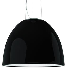 Závěsná svítidlo Artemide, Nur Gloss, stmívatelné, Černá, Obývací pokoj, Kov, Design