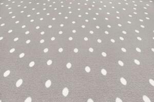 Metrážový koberec PUNTINO šedý