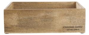 STANDARD SUPPLY Dřevěná bedýnka obdélníková 32 cm