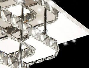 Toolight - Stropní lampa Crystal LED - chrom - APP410-C