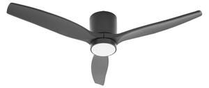Sorin LED venkovní stropní ventilátor černý Lucande, Sorin, Černá, Balkon, Kov, Moderní