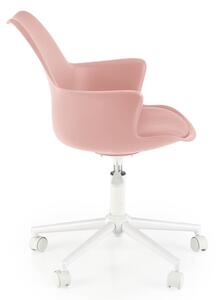 HALMAR Židle pro mládež Gasly růžovo-bílá