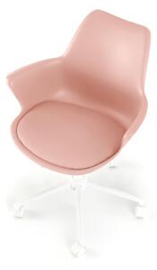 HALMAR Židle pro mládež Gasly růžovo-bílá