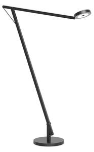 Stojací Lampa Rotaliana, stmívatelné, Černá, Obývací pokoj, Hliník
