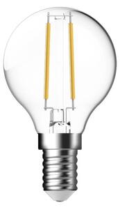 LED žárovka NORDLUX Filament, E14, 1,2 až 4 W, 2700 K Varianta: Ø 45 x 79 mm, E14, 250 lm, 2700K, čirá, 2,1 W=25 W