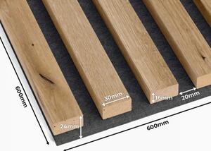 Moderní dřevěný obklad 60 x 60 cm - Dub ARTISAN