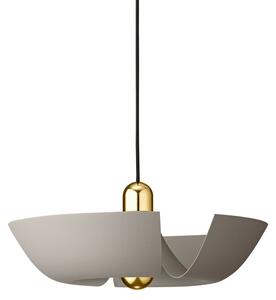 Závěsná svítidlo AYTM, Cycnus, stmívatelné, Šedá, Obývací pokoj, Hliník, Design