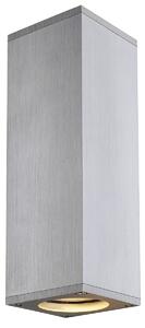 LA 1000329 THEO UP/DOWN QPAR51 nástěnné svítidlo kartáčovaný hliník max. 2x50W - BIG WHITE (SLV)