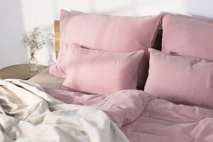 DARRÉ Celoroční mušelínové povlečení Soft Pink - GOTS Velikost: 140 x 200 + 70 x 90