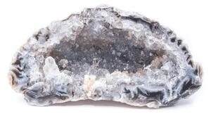 Achát peříčkový - geoda cca 3.5 cm