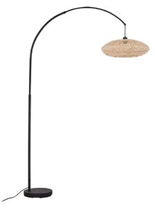 Stojací Lampa Lindby, Solvian, Černá, Obývací pokoj, Kov, Moderní