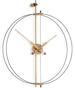 Designové hodiny Nomon Barcelona Premium Black-Oak 81cm