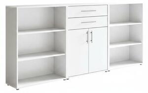 SKŘÍŇ NA ŠANONY, bílá, 253,2/113,6/33 cm MID.YOU - Online Only kancelářský nábytek, Online Only