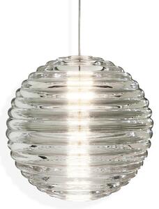 Závěsná svítidlo Tom Dixon, Press Sphere, stmívatelné, Transparentní, Obývací pokoj, Sklo, Design