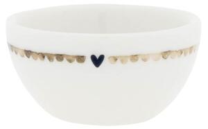 Keramická mini mistička White/Brown C