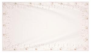 Ubrus Vánoční koule 130x220 cm, šedý