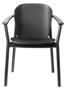 Židle Finn s područkami černý jasan