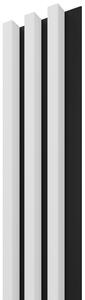 WOOD COLLECTION Dřevěná lamela LINEA SLIM 3 - bílá / černá