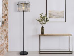 Stojací lampa Gorley 152 cm, skleněné tyčinky