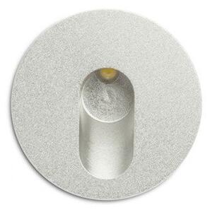MEMPHIS R zápustná do stěny stříbrnošedá 230V LED 3W 60° 3000K - RED - DESIGN RENDL