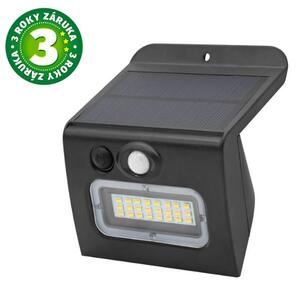 Solární LED reflektor Egoda 3W 350lm s pohybovým čidlem CCT IP54 černý, 3 roky záruka
