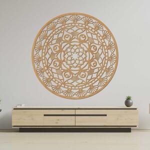 Dřevěná mandala harmonie – Elegantní dekorace na zeď I SENTOP HDF0176