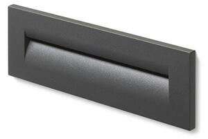 RED R12628 RASQ zápustná do stěny antracitová 230V LED 8.5W IP65 3000K - RED - DESIGN RENDL