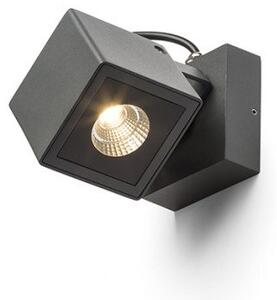RED R12578 BORA nástěnná antracitová 230V LED 6W 44° IP54 3000K - RED - DESIGN RENDL