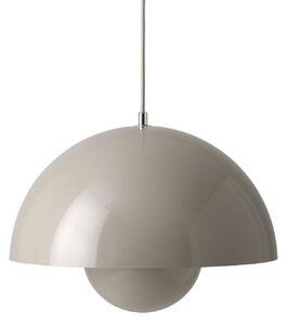 Závěsná svítidlo &Tradition, Flowerpot VP7, stmívatelné, Šedá, Obývací pokoj, Kov, Design