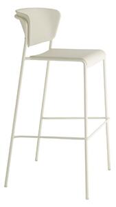 Barová židle Lisa 75 cm bílá