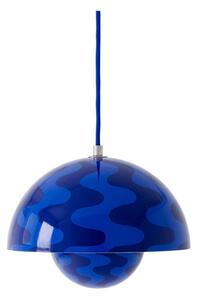 Závěsná svítidlo &Tradition, Flowerpot VP1, stmívatelné, Modrá, Obývací pokoj, Kov, Design