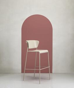 Barová židle Lisa 75 cm bílá