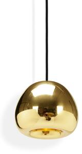 Závěsná svítidlo Tom Dixon, Void mini, stmívatelné, Zlatá / mosazná, Obývací pokoj, Mosaz, Design